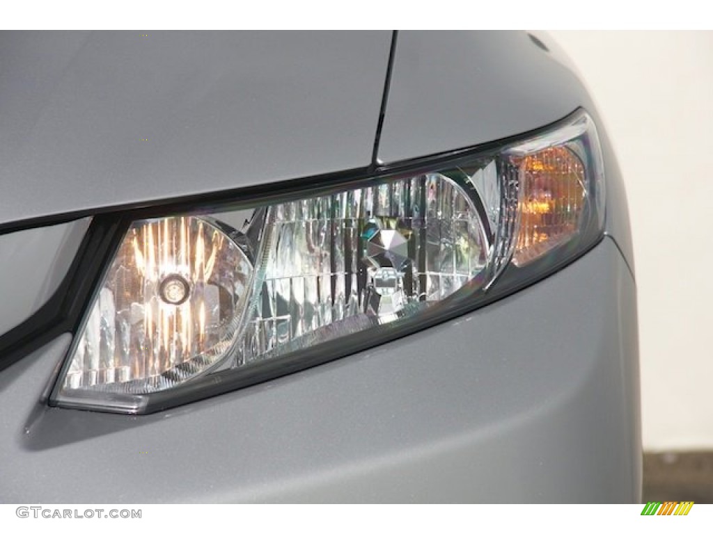 2014 Civic EX Sedan - Alabaster Silver Metallic / Gray photo #5