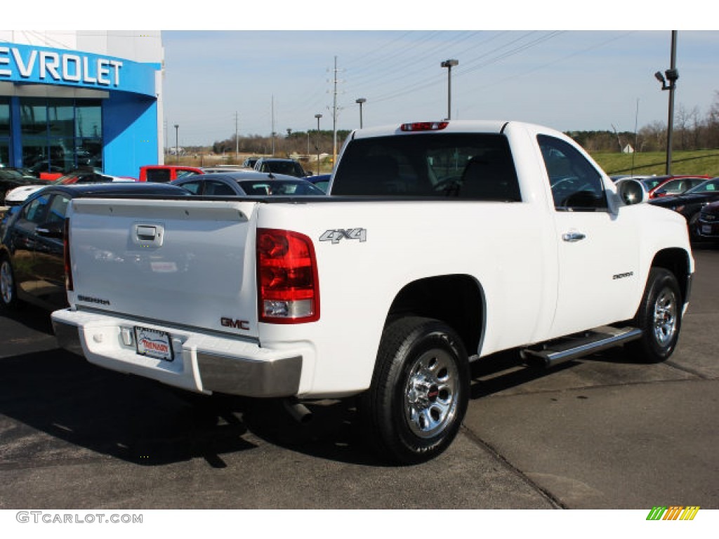 2013 Sierra 1500 Regular Cab 4x4 - Summit White / Dark Titanium photo #3