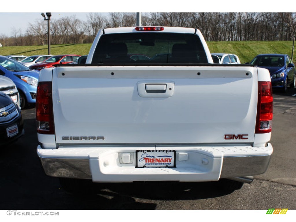 2013 Sierra 1500 Regular Cab 4x4 - Summit White / Dark Titanium photo #6