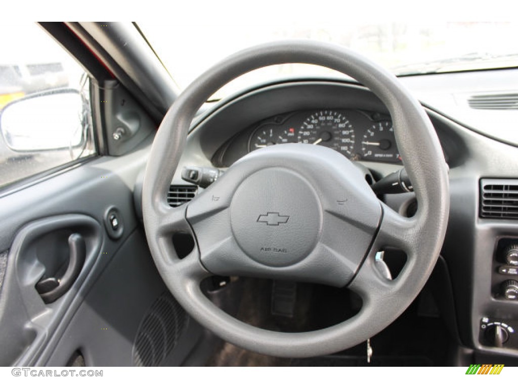 2003 Cavalier LS Coupe - Victory Red / Graphite Gray photo #11