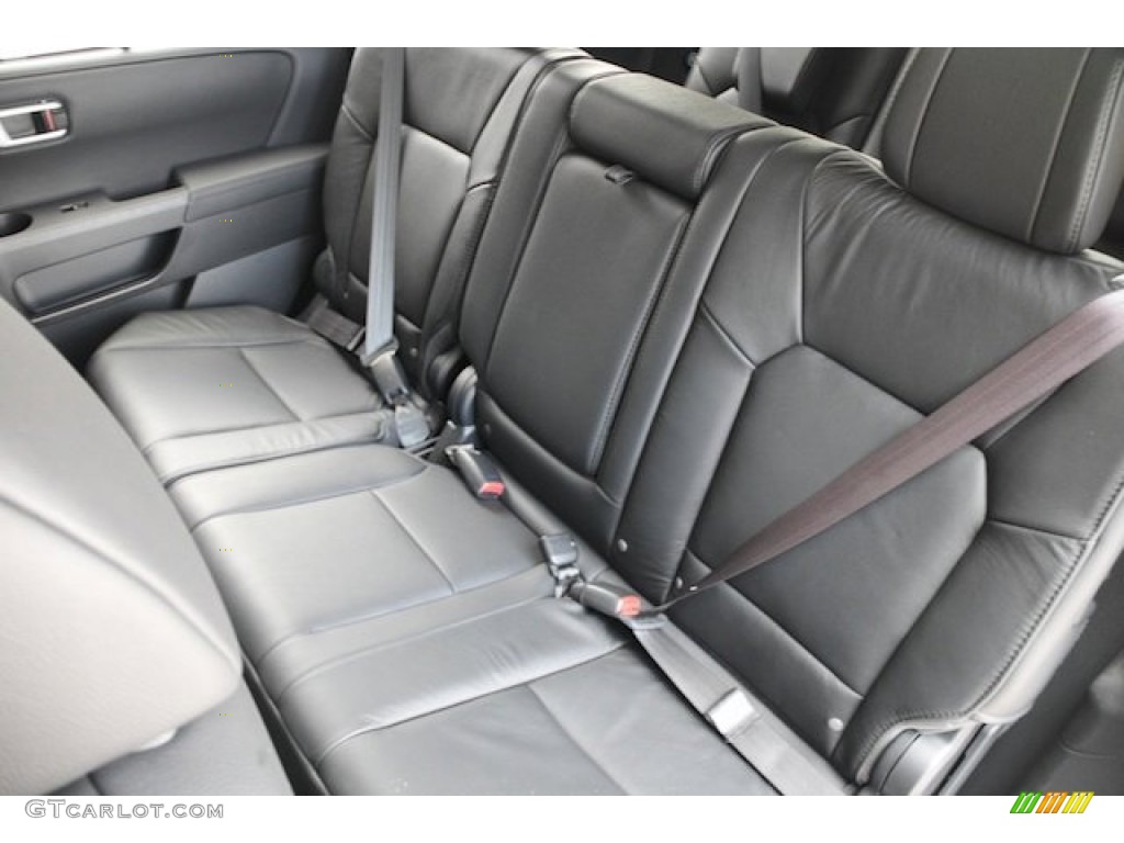 Black Interior 2014 Honda Pilot Touring 4WD Photo #92667346