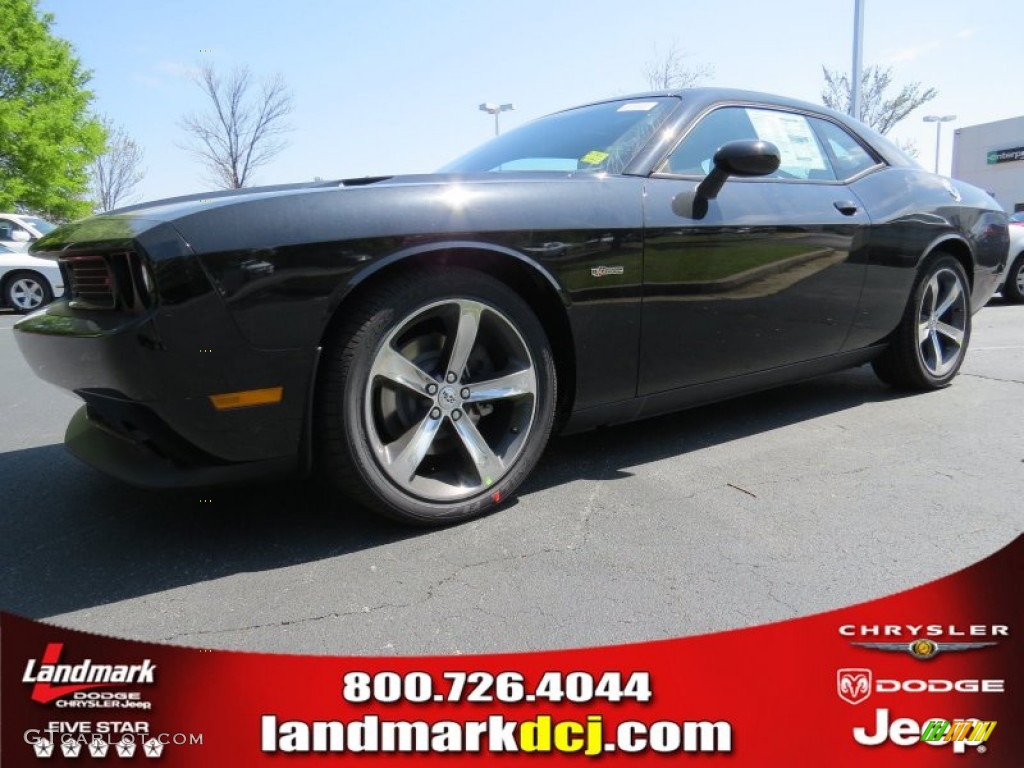 2014 Challenger R/T 100th Anniversary Edition - Black / Anniversary Dark Slate Gray/Foundry Black photo #1