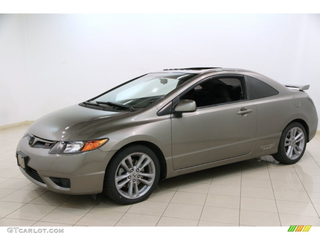 Galaxy Gray Metallic 2008 Honda Civic Si Coupe Exterior Photo #92668018