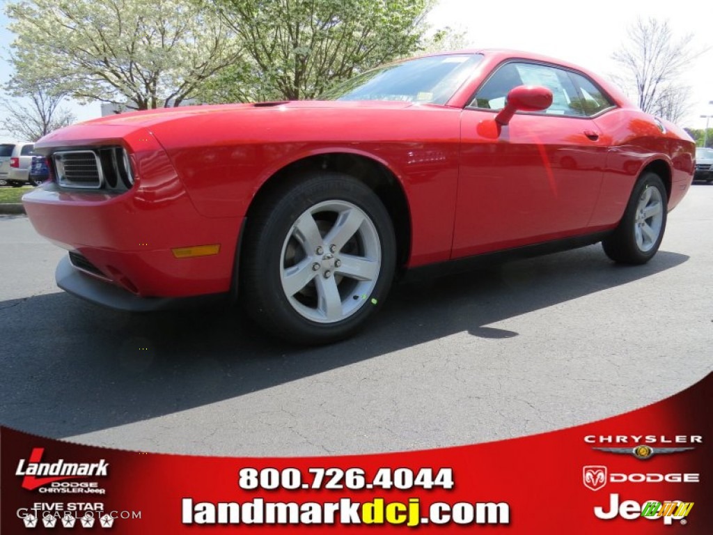 2014 Challenger SXT - TorRed / Dark Slate Gray photo #1