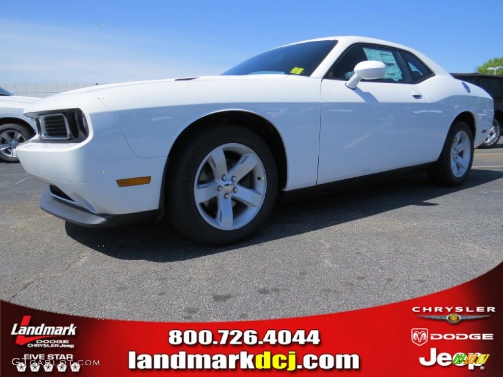 2014 Challenger SXT - Bright White / Dark Slate Gray photo #1