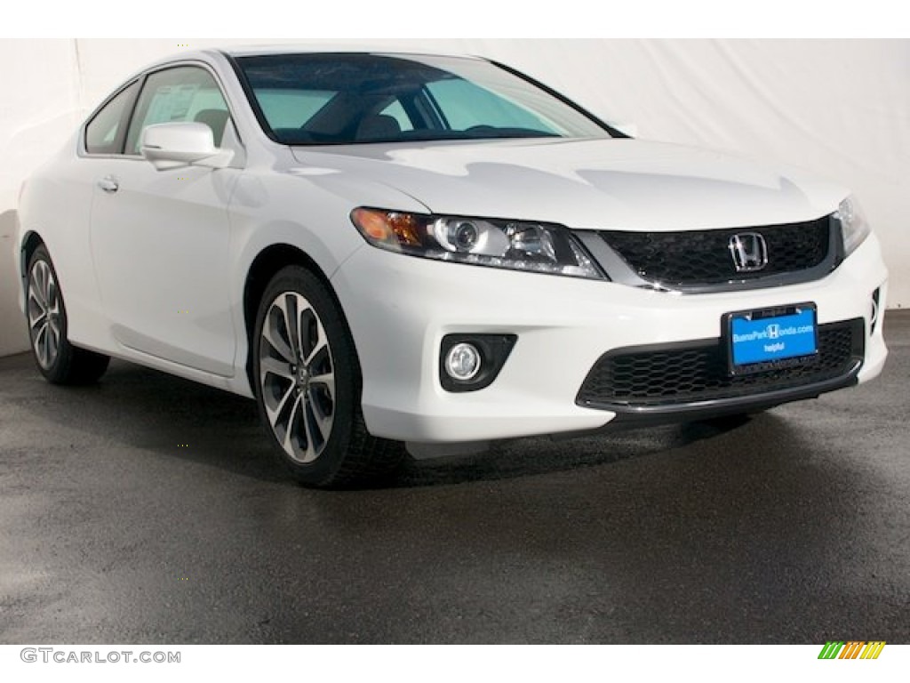 2014 Accord EX-L V6 Coupe - White Orchid Pearl / Ivory photo #1