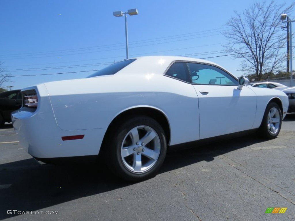 2014 Challenger SXT - Bright White / Dark Slate Gray photo #3