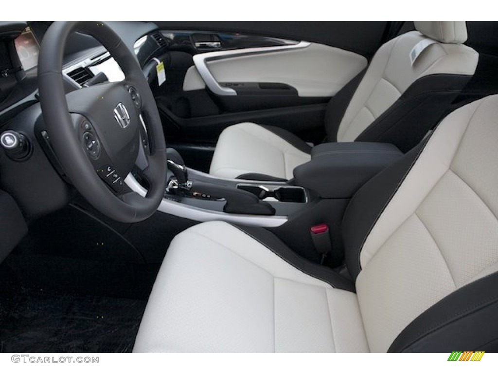 2014 Accord EX-L V6 Coupe - White Orchid Pearl / Ivory photo #9
