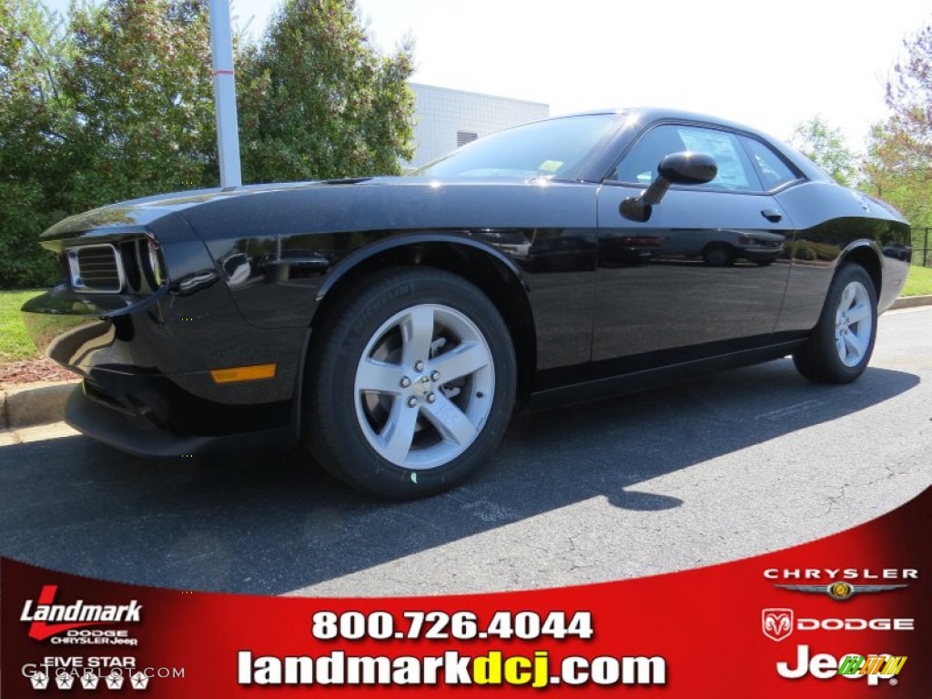 2014 Challenger SXT - Black / Dark Slate Gray photo #1