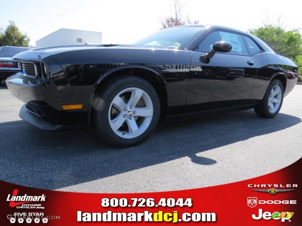 2014 Challenger SXT - Black / Dark Slate Gray photo #1