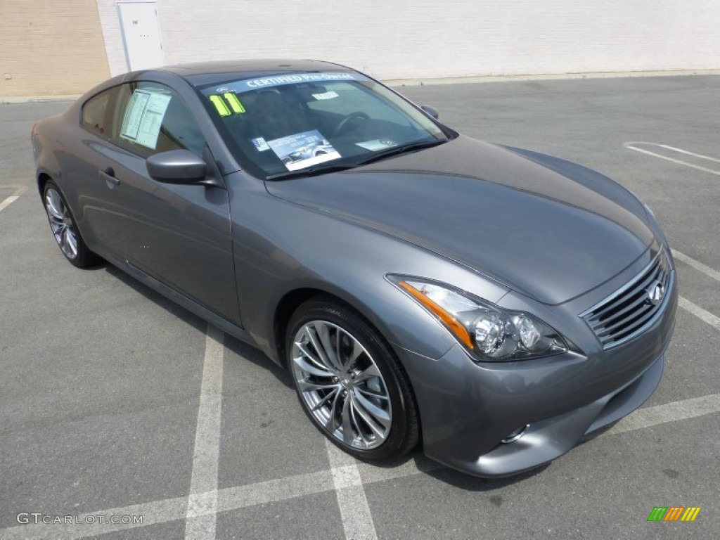 2011 G 37 S Sport Coupe - Graphite Shadow / Graphite photo #1