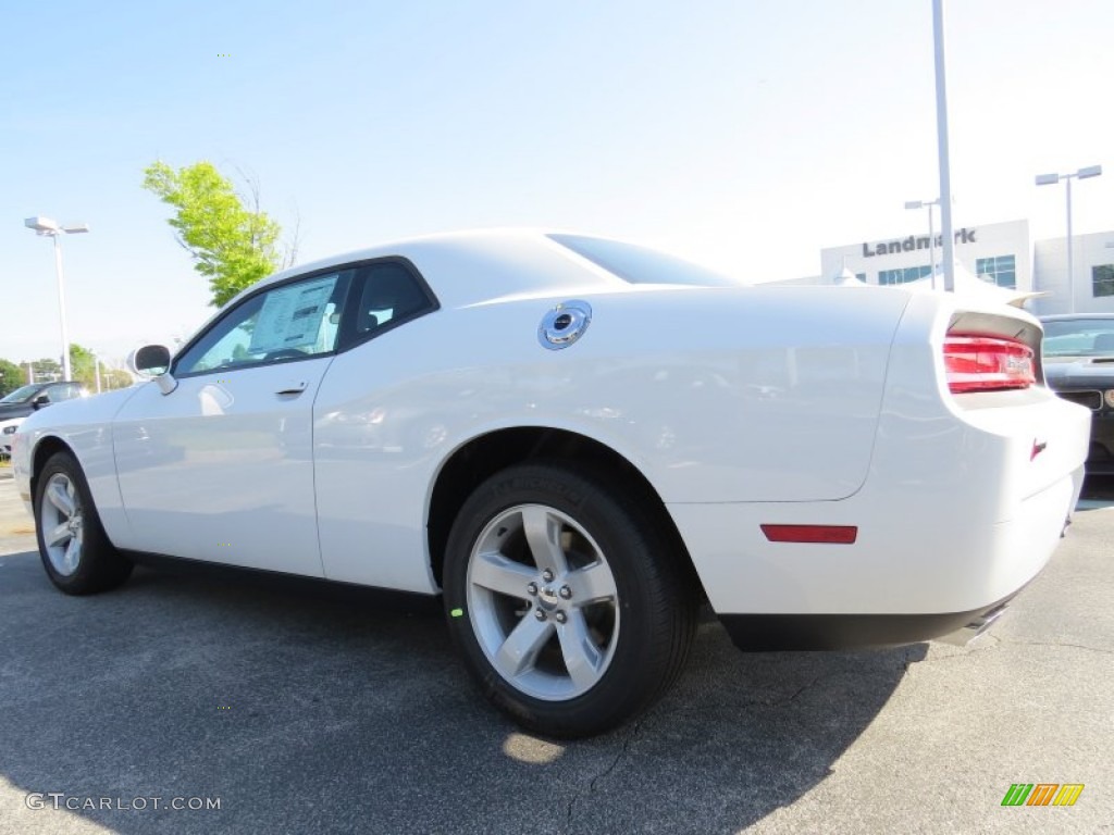 2014 Challenger SXT - Bright White / Dark Slate Gray photo #2