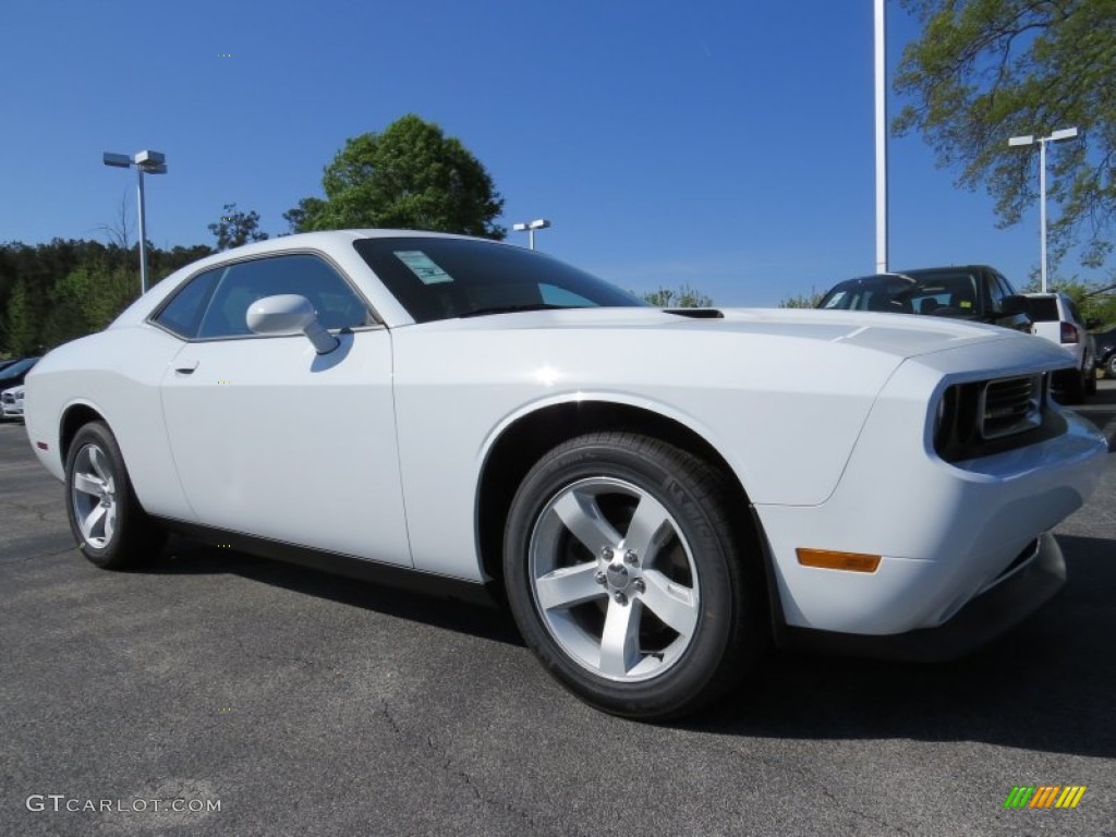 2014 Challenger SXT - Bright White / Dark Slate Gray photo #4