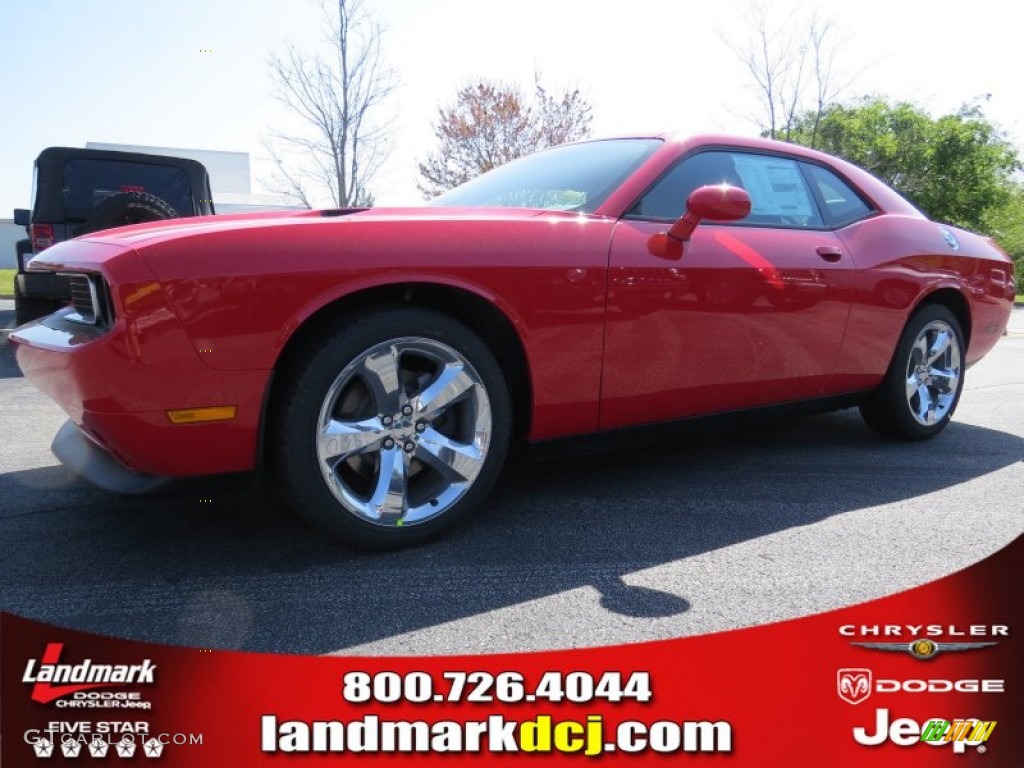 2014 Challenger SXT - TorRed / Dark Slate Gray photo #1