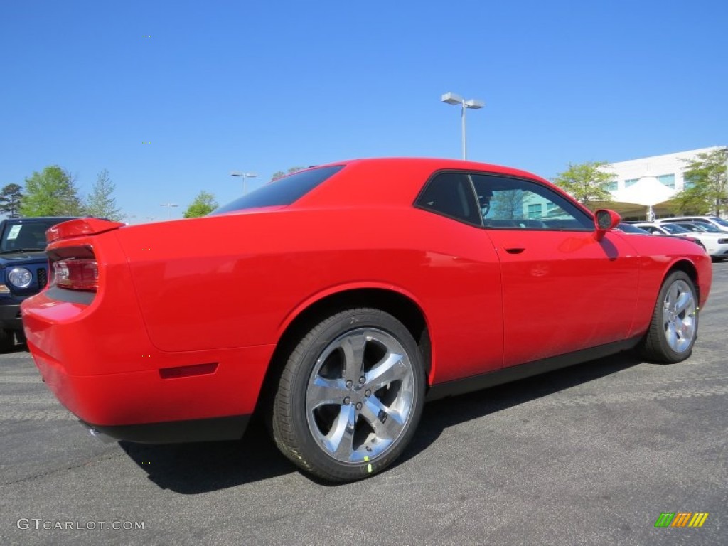 2014 Challenger SXT - TorRed / Dark Slate Gray photo #3