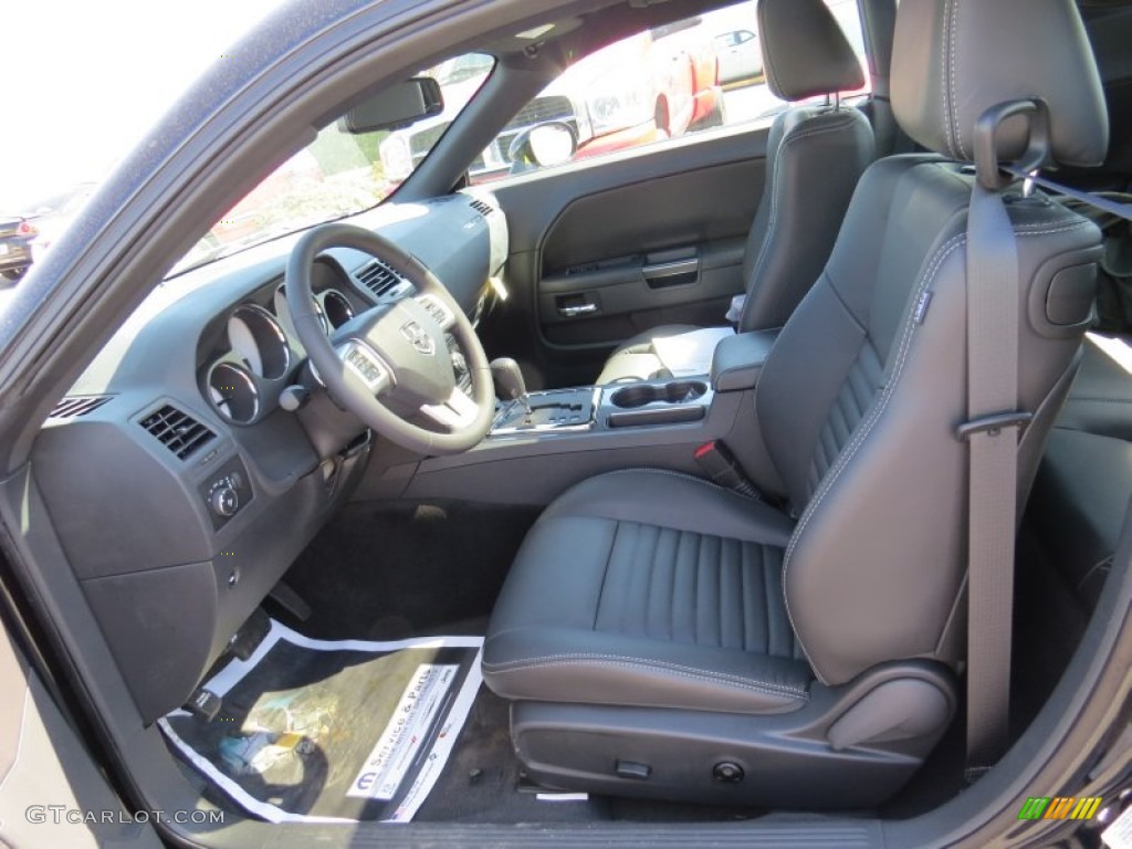 Dark Slate Gray Interior 2014 Dodge Challenger Rallye Redline Photo #92673529