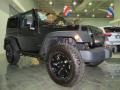 2014 Black Jeep Wrangler Willys Wheeler 4x4  photo #4