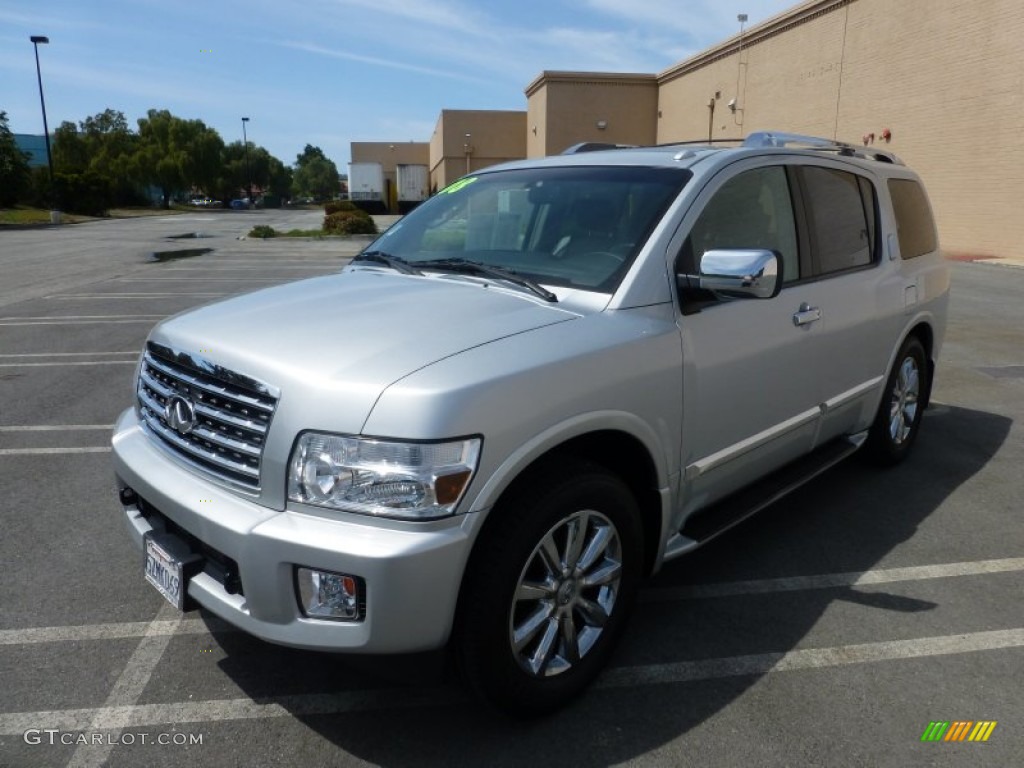 2008 QX 56 4WD - Silver Indulgence / Charcoal photo #1