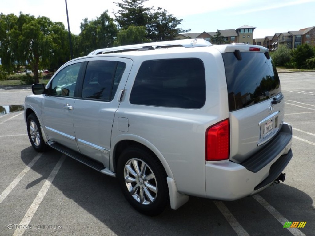 2008 QX 56 4WD - Silver Indulgence / Charcoal photo #13