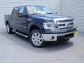 2014 Blue Jeans Ford F150 XLT SuperCrew  photo #1