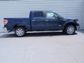 2014 Blue Jeans Ford F150 XLT SuperCrew  photo #3