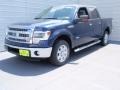 2014 Blue Jeans Ford F150 XLT SuperCrew  photo #7