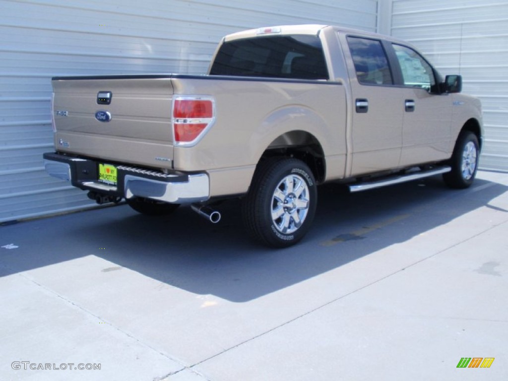 2014 F150 XLT SuperCrew - Pale Adobe / Pale Adobe photo #4