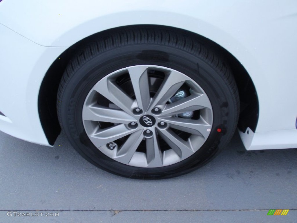 2014 Sonata Limited - Pearl White / Black photo #12