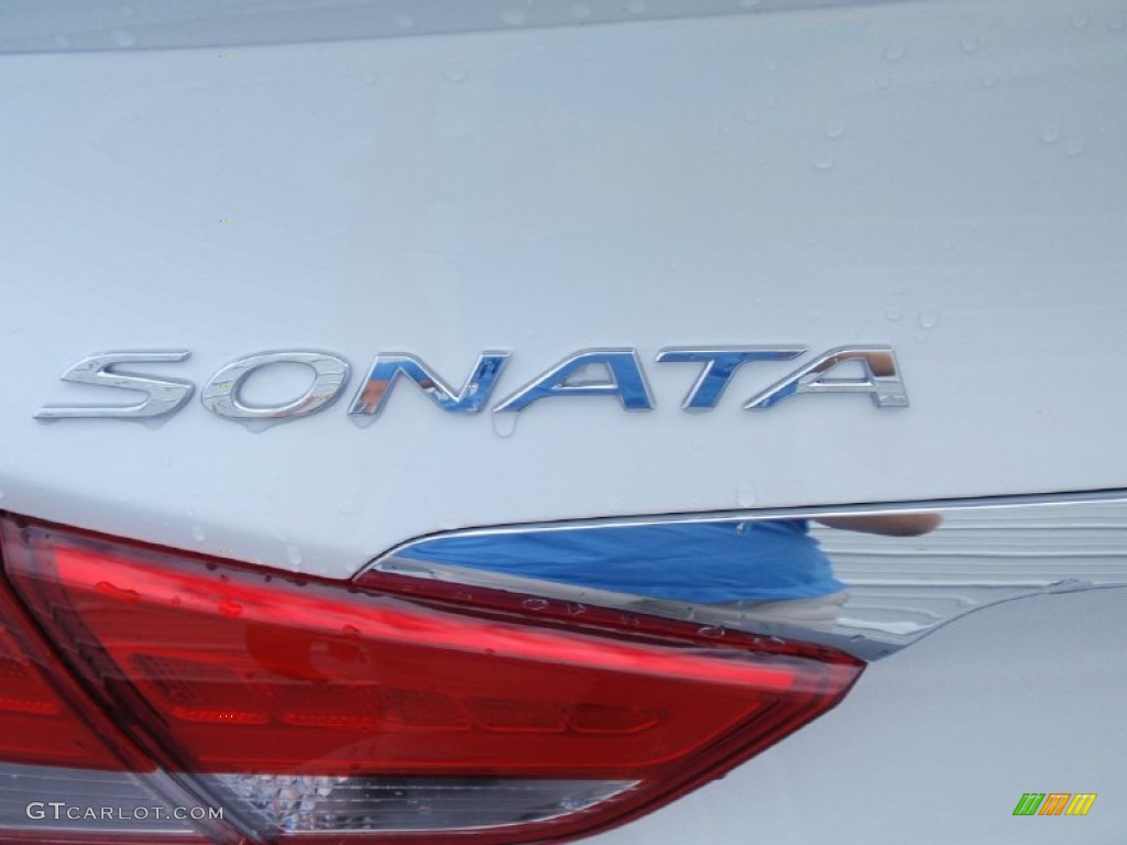2014 Sonata Limited - Pearl White / Black photo #14
