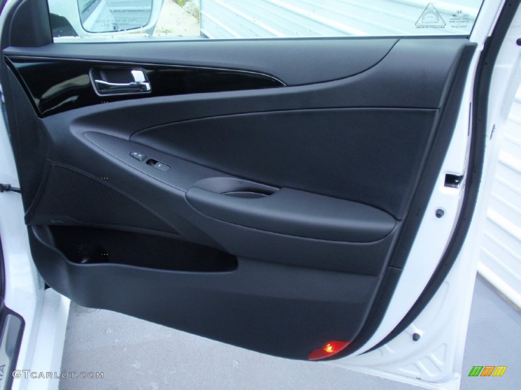 2014 Sonata Limited - Pearl White / Black photo #17