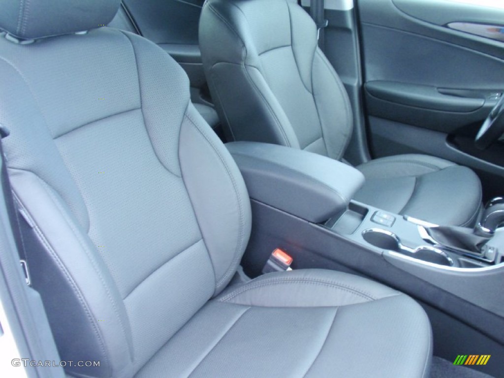 2014 Sonata Limited - Pearl White / Black photo #19
