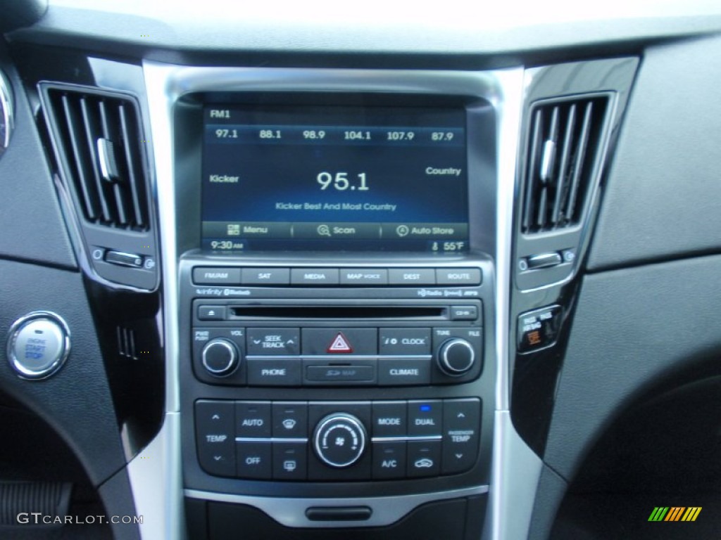 2014 Sonata Limited - Pearl White / Black photo #29
