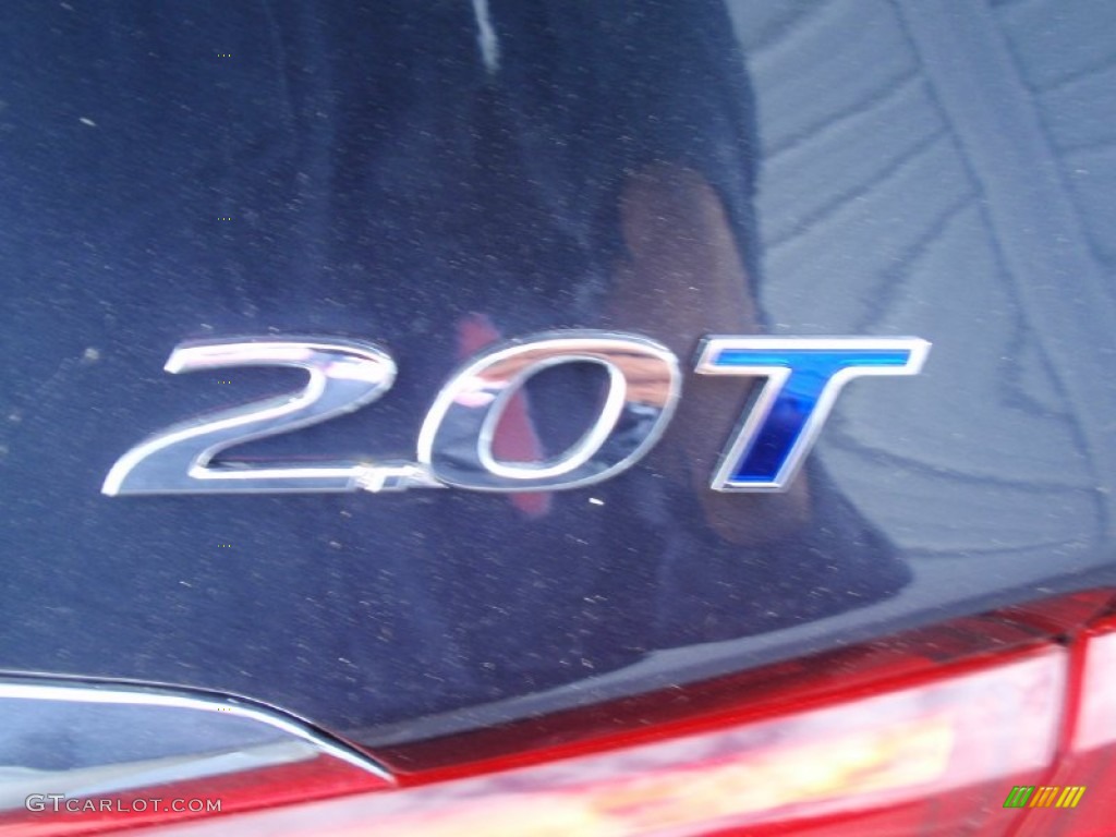 2014 Sonata Limited 2.0T - Pacific Blue Pearl / Gray photo #16