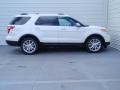 2014 White Platinum Ford Explorer Limited  photo #3