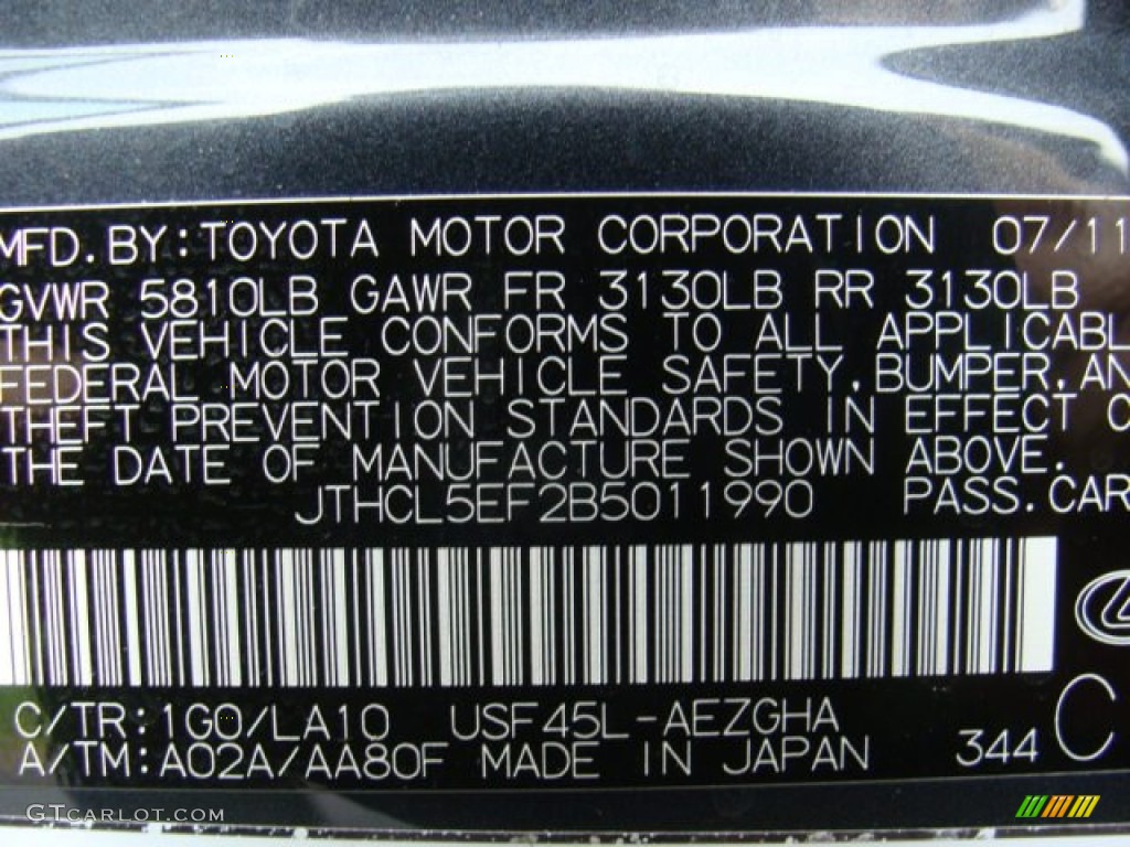 2011 LS 460 AWD - Smoky Granite Mica / Light Gray photo #25