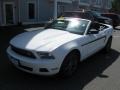 2011 Performance White Ford Mustang V6 Convertible  photo #3