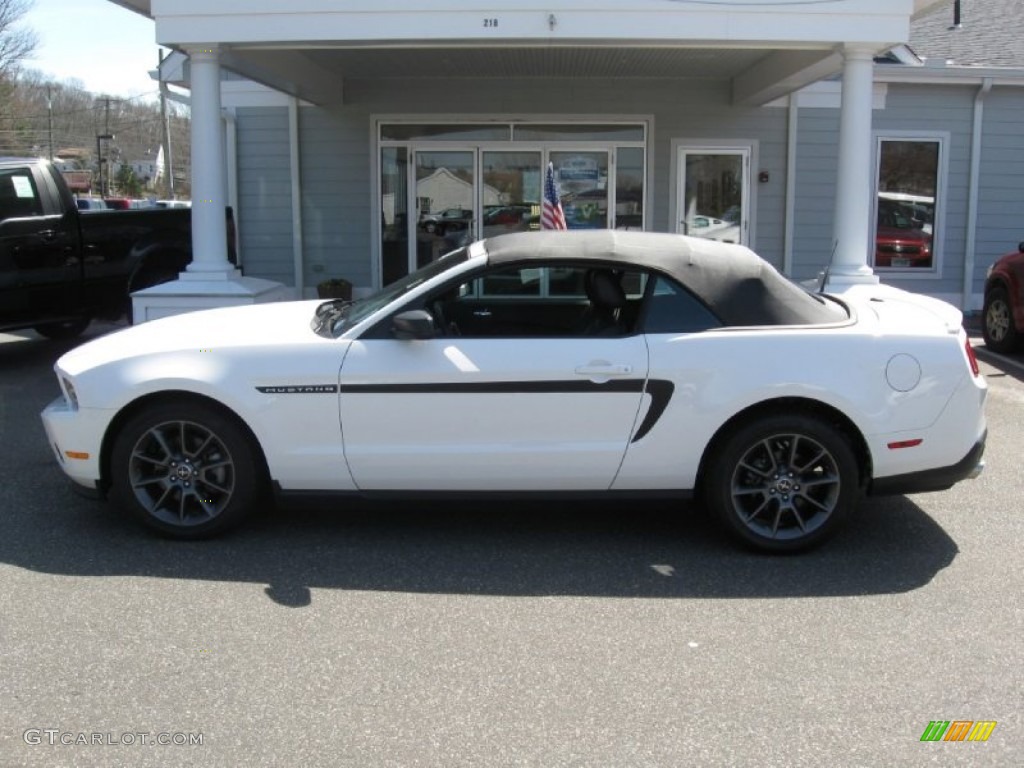 2011 Mustang V6 Convertible - Performance White / Charcoal Black photo #5
