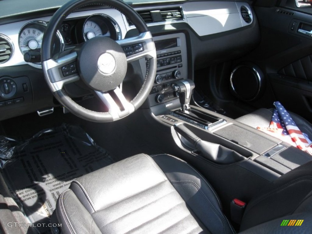 2011 Mustang V6 Convertible - Performance White / Charcoal Black photo #12