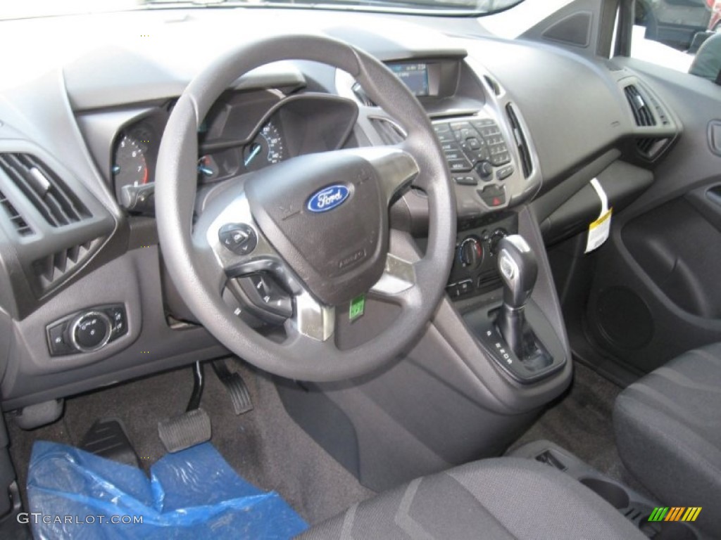 Charcoal Black Interior 2014 Ford Transit Connect XLT Wagon Photo #92684663