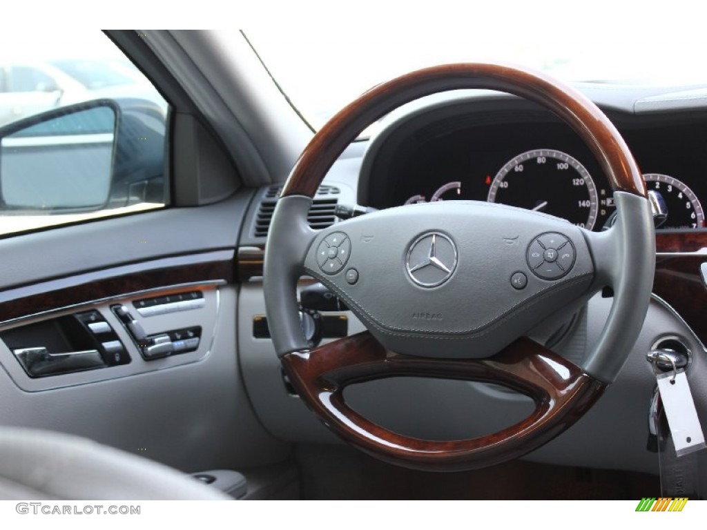 2010 S 550 4Matic Sedan - Flint Grey Metallic / Grey/Dark Grey photo #46