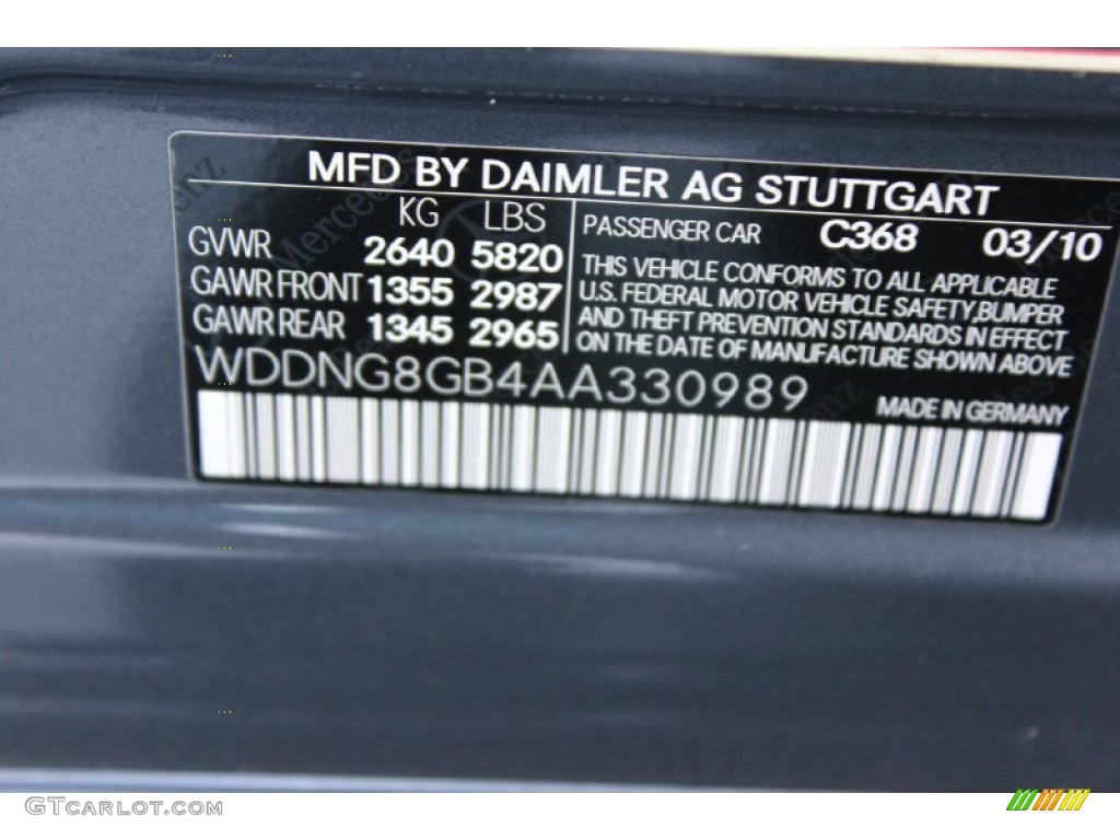 2010 S 550 4Matic Sedan - Flint Grey Metallic / Grey/Dark Grey photo #60