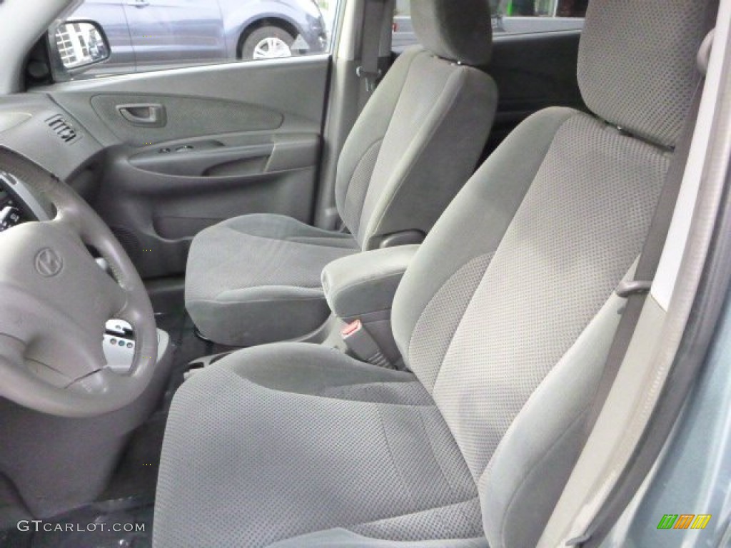 2007 Tucson SE - Alpine Frost Blue Metallic / Gray photo #10