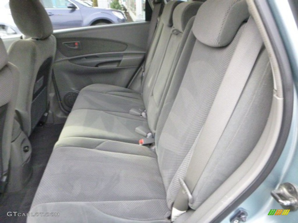 2007 Tucson SE - Alpine Frost Blue Metallic / Gray photo #11