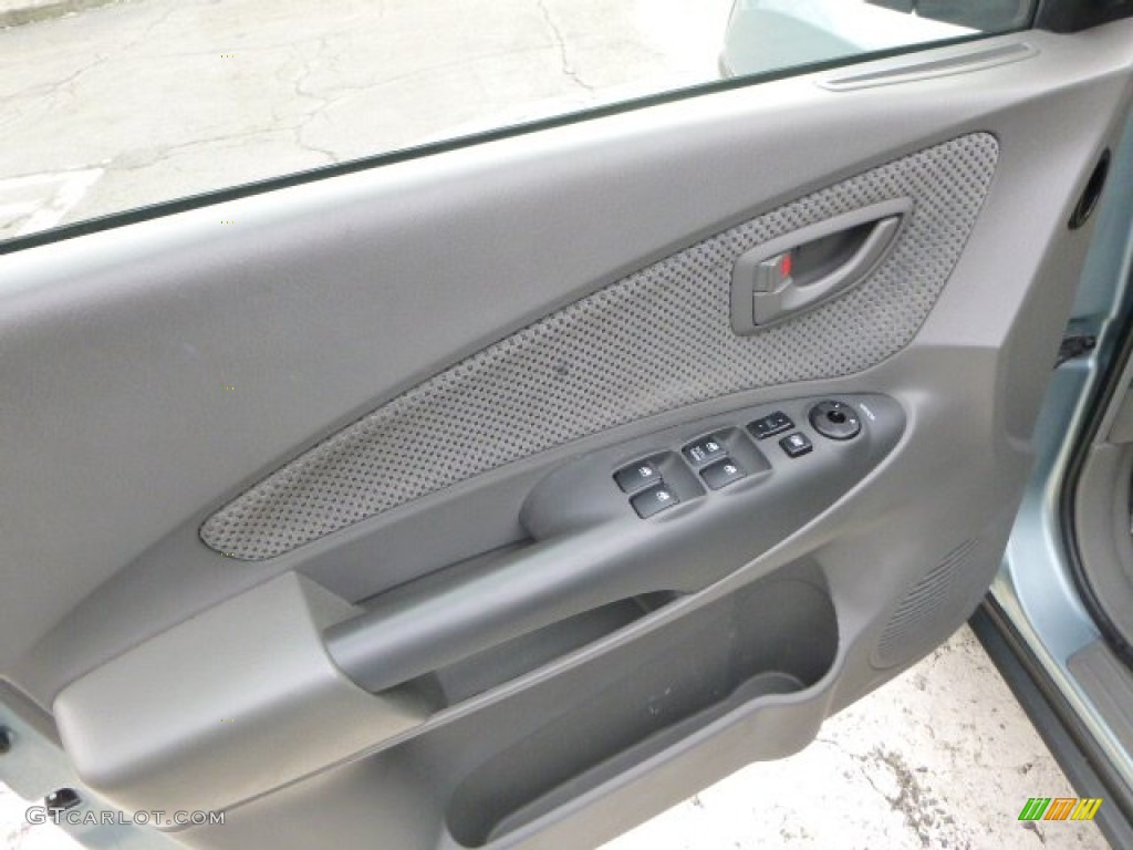 2007 Tucson SE - Alpine Frost Blue Metallic / Gray photo #14