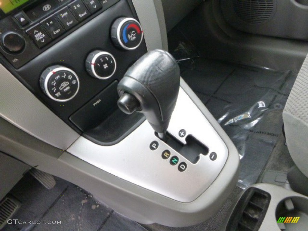 2007 Tucson SE - Alpine Frost Blue Metallic / Gray photo #16