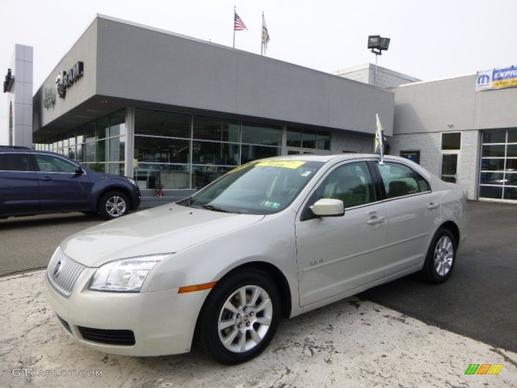 2008 Milan I4 - White Suede / Medium Light Stone photo #1