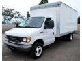 Oxford White 2006 Ford E Series Cutaway E350 Commercial Moving Van