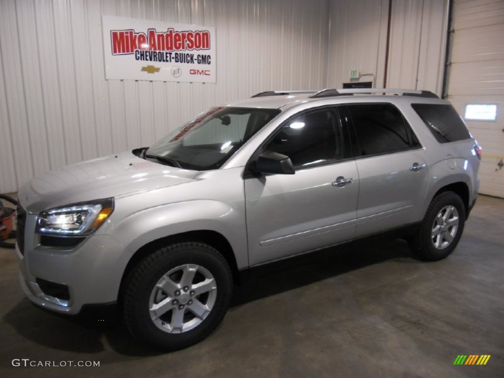 2014 Acadia SLE - Quicksilver Metallic / Ebony photo #1