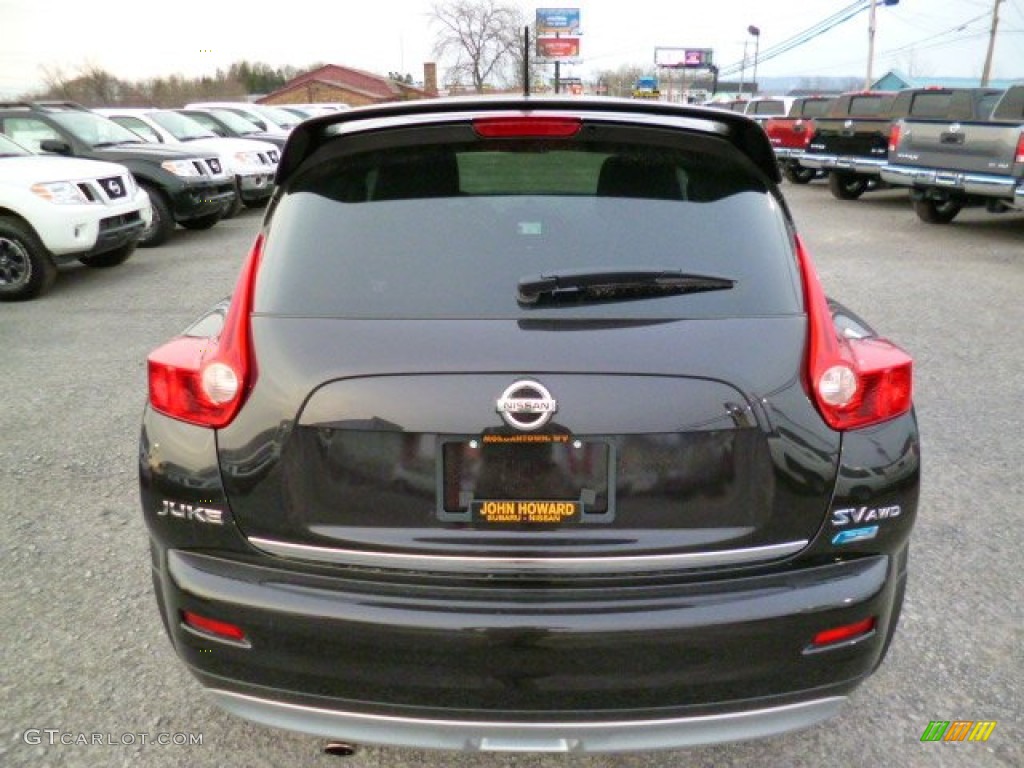 2014 Juke SV AWD - Bordeaux Black / Black photo #6