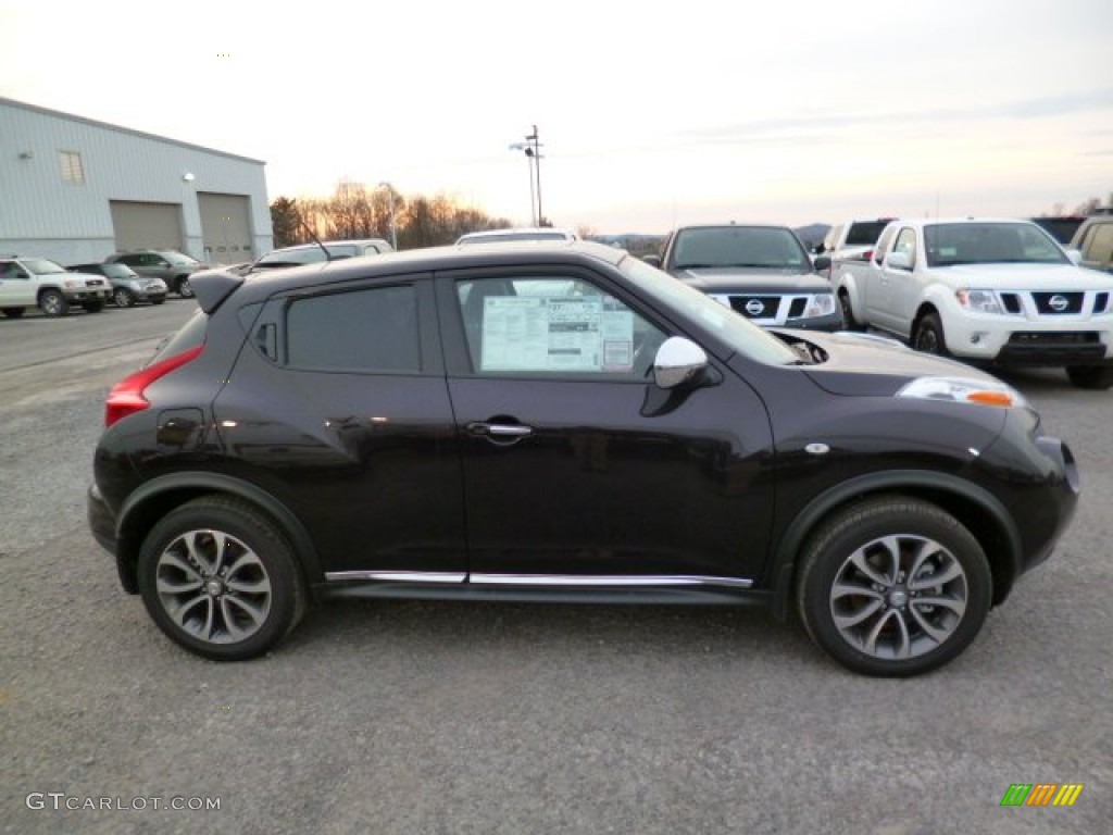 2014 Juke SV AWD - Bordeaux Black / Black photo #8
